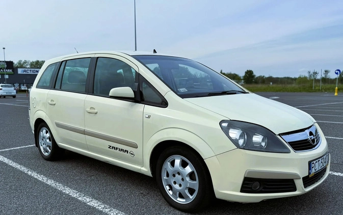 Opel Zafira cena 9300 przebieg: 267000, rok produkcji 2007 z Poznań małe 254